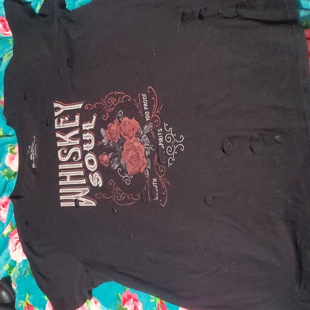 Torrid "Whiskey Soul" distressed tee 3x